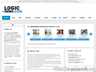 lyon.logic-immo.com website preview