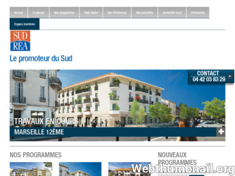 sud-rea.fr website preview
