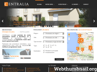 centralia-groupe.fr website preview