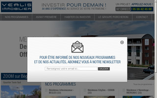 vealis.com website preview