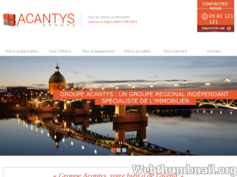 acantys.fr website preview