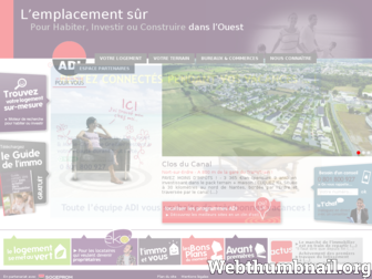 adi-logements.fr website preview
