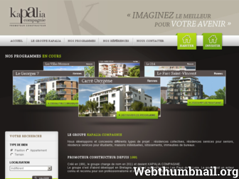 kapalia.fr website preview