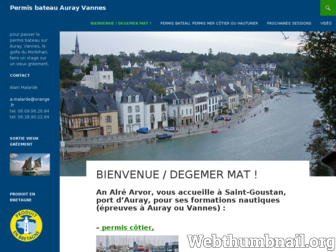 permis-bateau.bzh website preview