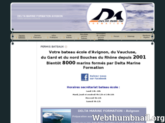permis-bateau-ecole.fr website preview
