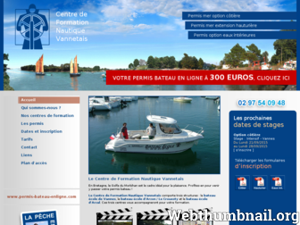 bateau-permis-cotier.com website preview
