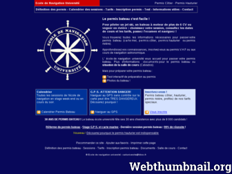 permis-bateau.org website preview