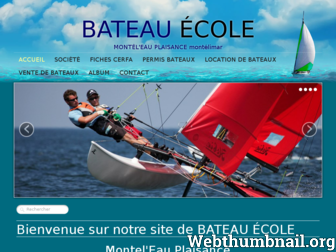 bateau-ecole.net website preview
