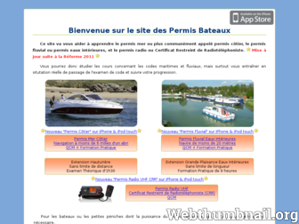 lespermisbateaux.fr website preview