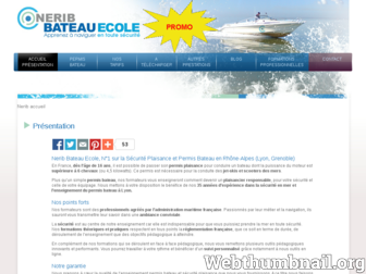 bateau-ecole-nerib.com website preview