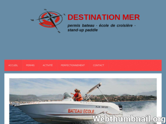 destinationmer.fr website preview