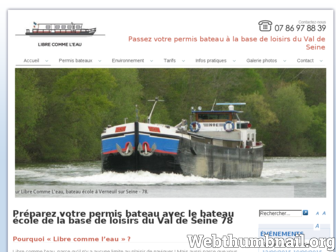bateau-ecole-yvelines.com website preview