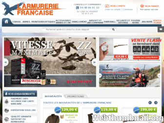 armurerie-francaise.com website preview
