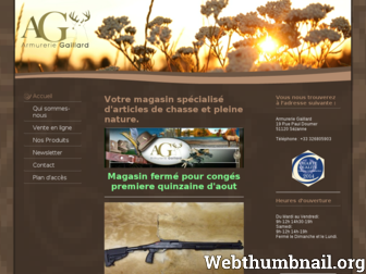 armurerie-gaillard.fr website preview