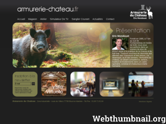 armurerie-chateau.fr website preview