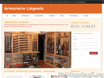 armurerieliegeois.fr website preview