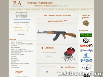 poirsonarmurerie.fr website preview