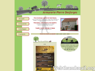 armurerie-desforges.fr website preview