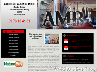 armurerie-maison-blanche.fr website preview