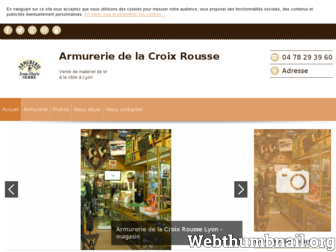 armurerie-croixrousse.fr website preview