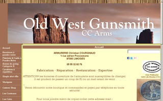 oldwest-gunsmith.com website preview
