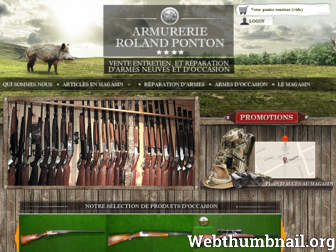 armurerie-ponton.fr website preview