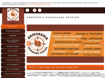 armurerie-bourgogne-passion.fr website preview