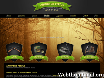 armurerie-pertus.fr website preview