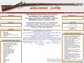 armurerie-dupre.com website preview