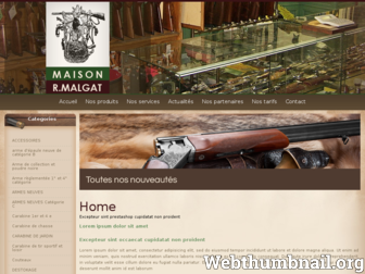 armurerie-malgat.com website preview