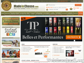 madeinchasse.com website preview