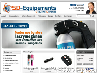 boutique-sd-equipements.fr website preview