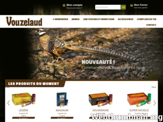 vouzelaud.fr website preview