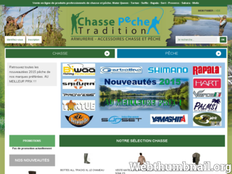 chasse-peche-tradition.fr website preview