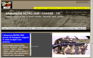 armurerieretro2000.com website preview