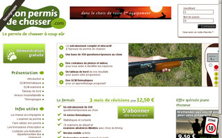 monpermisdechasser.com website preview