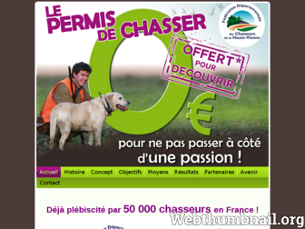 mon-permis-de-chasser-a-zero-euro.com website preview