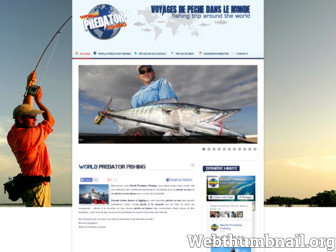worldpredatorfishing.com website preview