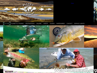 planetflyfishing.com website preview