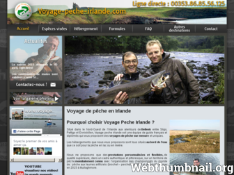 voyage-peche-irlande.com website preview