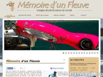 memoiredunfleuve.com website preview