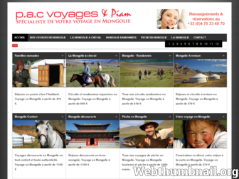 voyage-mongolie.fr website preview