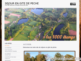 sejour-gite-peche.fr website preview