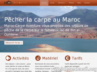 maroc-carpe-aventure.com website preview