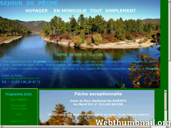 pechemongolie.com website preview