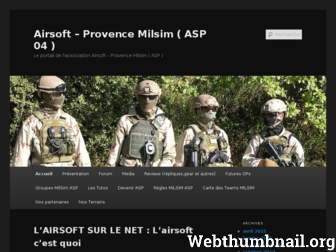 airsoft-provence.com website preview