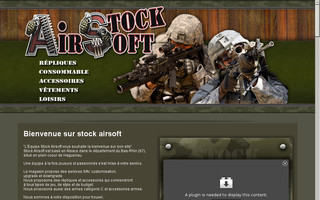 stock-airsoft.fr website preview