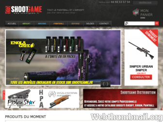 shootgame.fr website preview