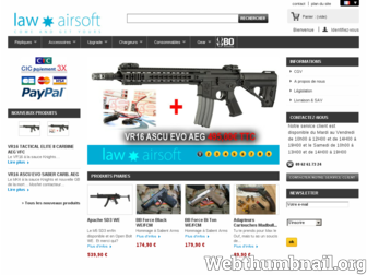 law-airsoft.com website preview