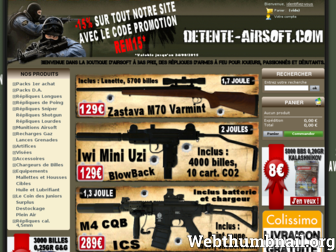 detente-airsoft.com website preview